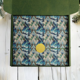 Papel De Seda Elegant Frozen Landscape Holiday