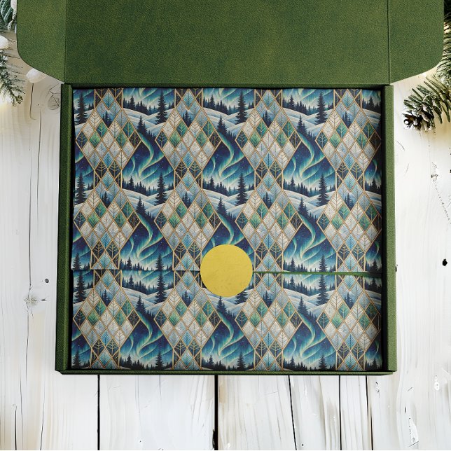 Papel De Seda Elegant Frozen Landscape Holiday (Subido por el creador)