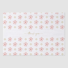 Papel De Seda Elegant Japanese Plum Blossom