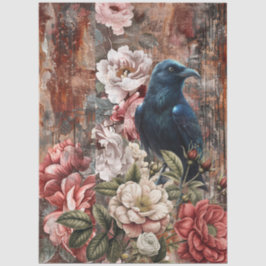 Papel De Seda Elegant Vintage Victorian Rustic Floral Decoupage 