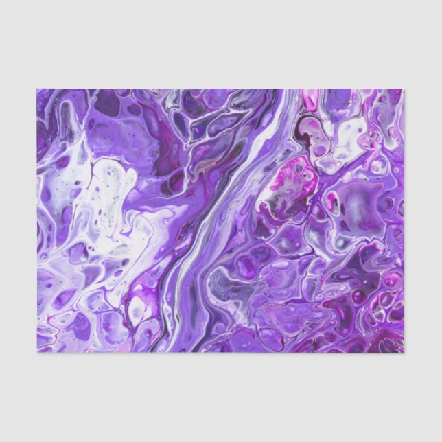Papel De Seda Elegante Agante Loco 7 - Púrpura Ultra Violeta (Anverso)