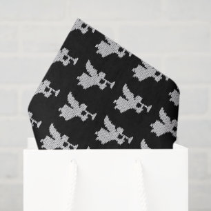 Papel De Seda Elegante ángel de cintura Navidades feos suéter