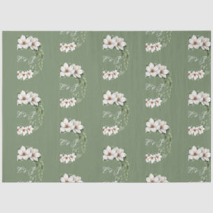 Papel De Seda Elegante árbol de pino de bodas de invierno de Mag