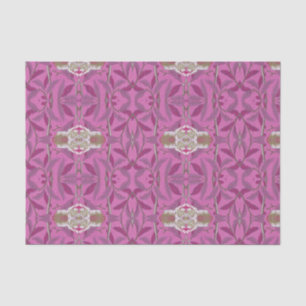 Papel De Seda Elegante Art Nouveau rosa y morado