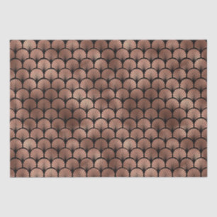 Papel De Seda Elegante Arte en Rejilla de Oro Rosa Patrón Art Dé