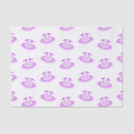 Papel De Seda Elegante Ballet Rosa Cumpleaños Tutu Watercolor