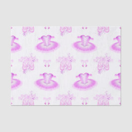 Papel De Seda Elegante ballet rosado Cumpleaños Tutu & Pointe Sh