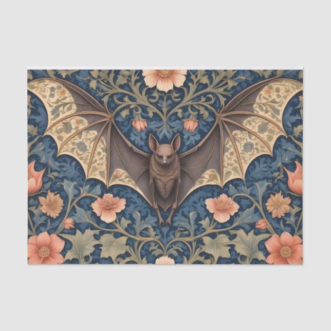 Papel De Seda Elegante Batalla Voladora William Morris Inspiró F (Anverso)