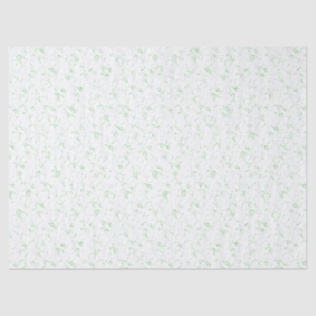 Papel De Seda Elegante billete de dólar verde Filigree Minimal D (Anverso)