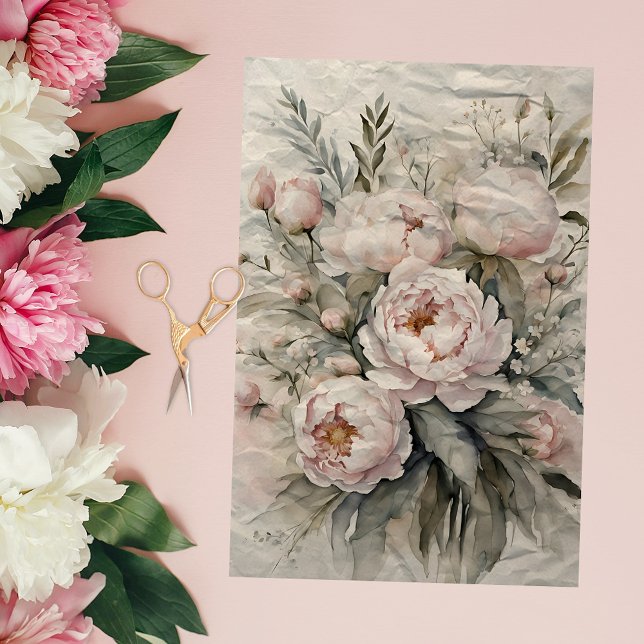 Papel De Seda Elegante Bouquet de flores rosadas de Rubor (Subido por el creador)