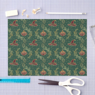 Papel De Seda Elegante Bruja Caprichogótico Halloween