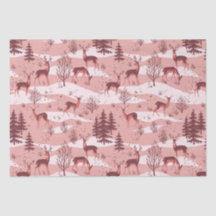 Elegante ciervo retro rojo de madera