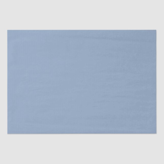 Papel De Seda Elegante Clásico De Tiempos Llanos Dusky Azul (Anverso)