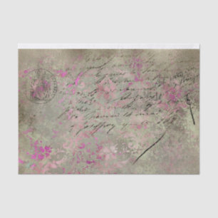 Papel De Seda Elegante Collage vintage