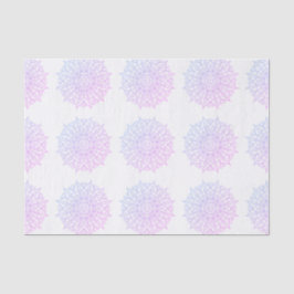 Papel De Seda Elegante color rosa púrpura Boho Ombre Mandala