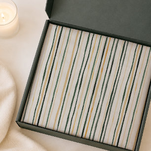 Papel de seda elegante con rayas de acuarela en ve