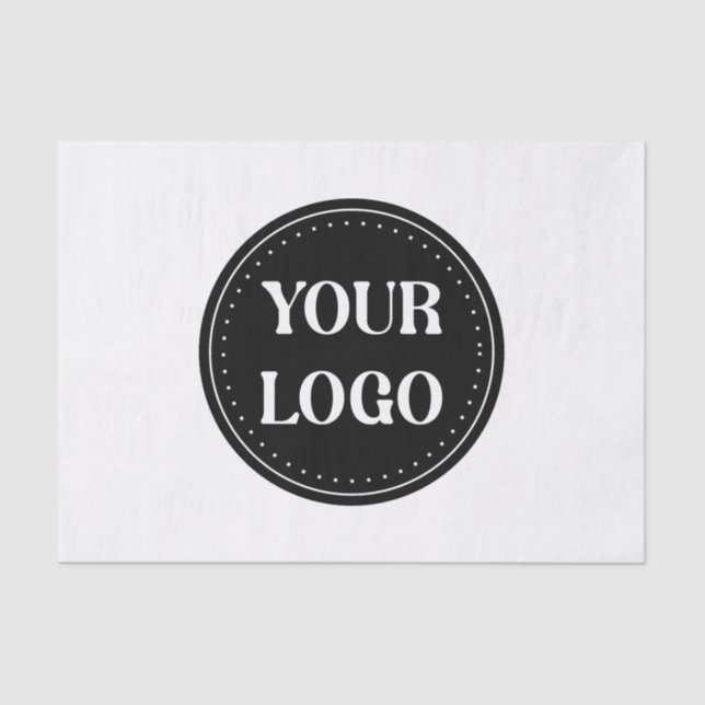 Papel De Seda Elegante, contemporáneo, refinado y personalizable (Anverso)