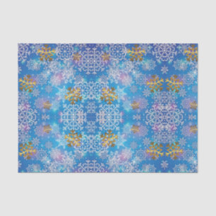 Papel De Seda Elegante copo de nieve