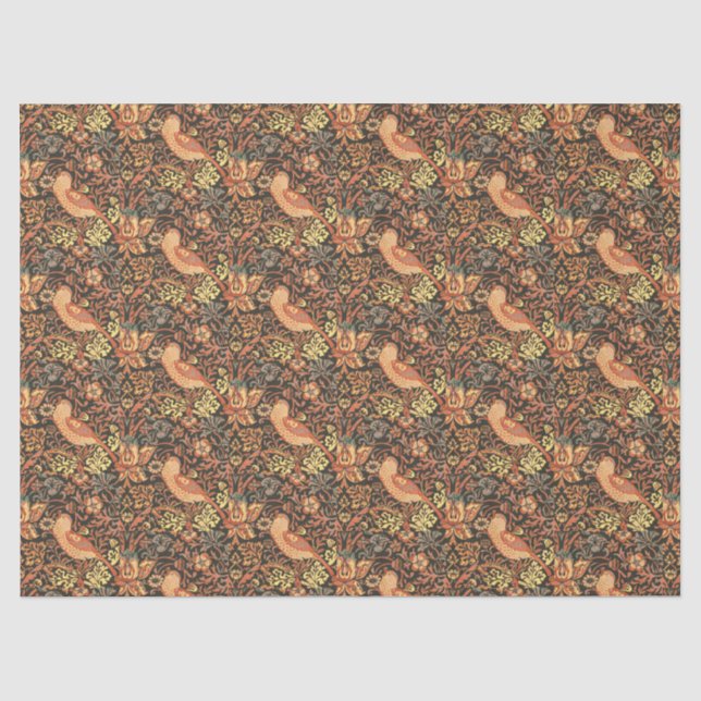 Papel De Seda Elegante de moda William Morris (Anverso)
