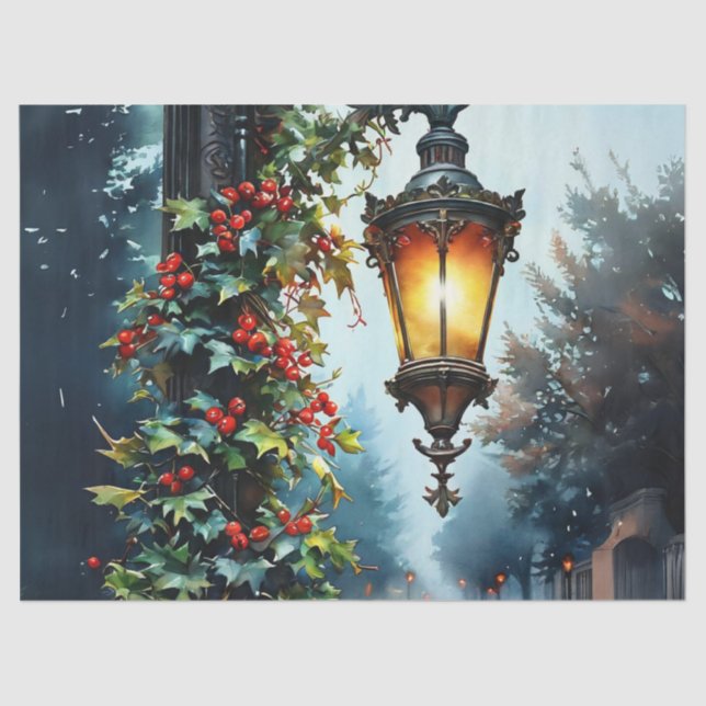 Papel De Seda Elegante Decoración Navidades Street Decoración Cl (Anverso)
