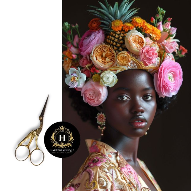 Papel De Seda Elegante desenlace floral afroamericano (Subido por el creador)