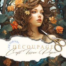 Elegante diosa victoriana de estilo Art Nouveau