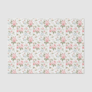 Papel De Seda Elegante envoltorio Rubor de regalo de flores rosa