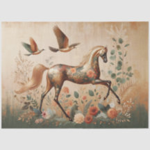 Elegante Equino, Caballo, Decoupage