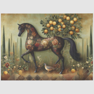 Papel De Seda Elegante Equino, Caballo, Decoupage