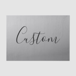 Papel De Seda Elegante escritura de texto negro editable con est