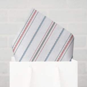 Papel De Seda Elegante estampado de rayas.