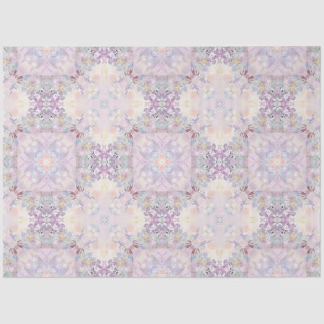 Papel de seda elegante estampado Pamela 18 libras (Anverso)