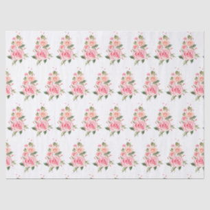Papel De Seda Elegante floral moderna
