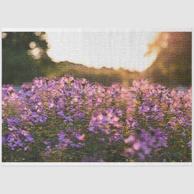 Papel De Seda Elegante floral moderna (Anverso)