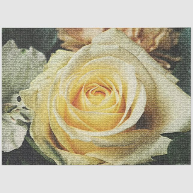 Papel De Seda Elegante floral moderna (Anverso)