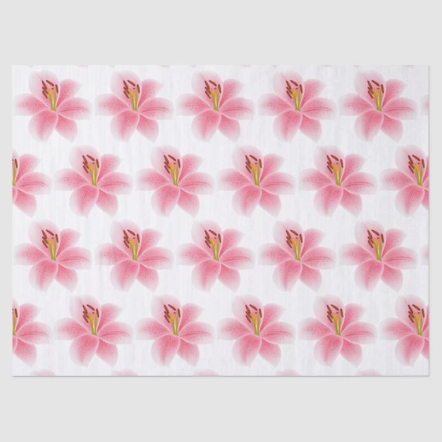 Papel De Seda Elegante floral moderna (Anverso)