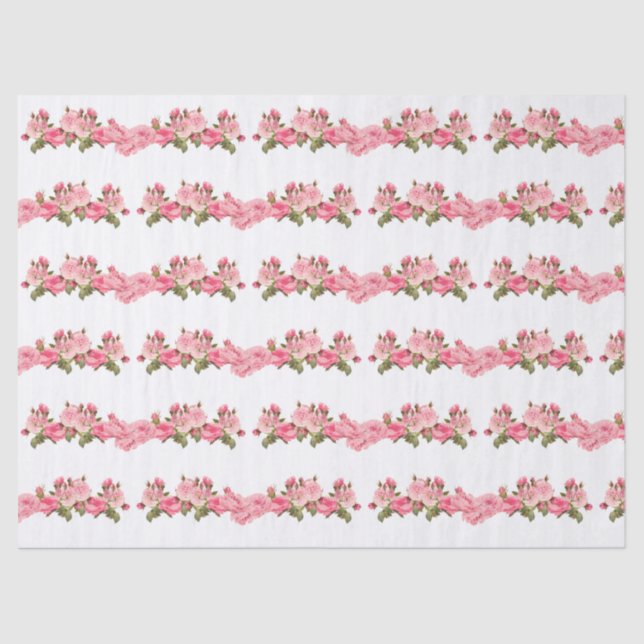 Papel De Seda Elegante floral moderna (Anverso)