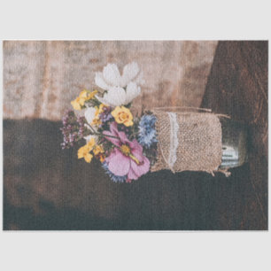 Papel De Seda Elegante floral moderna