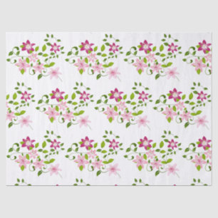 Papel De Seda Elegante floral moderna