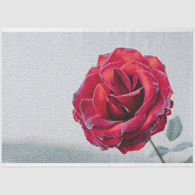 Papel De Seda Elegante floral moderna (Anverso)