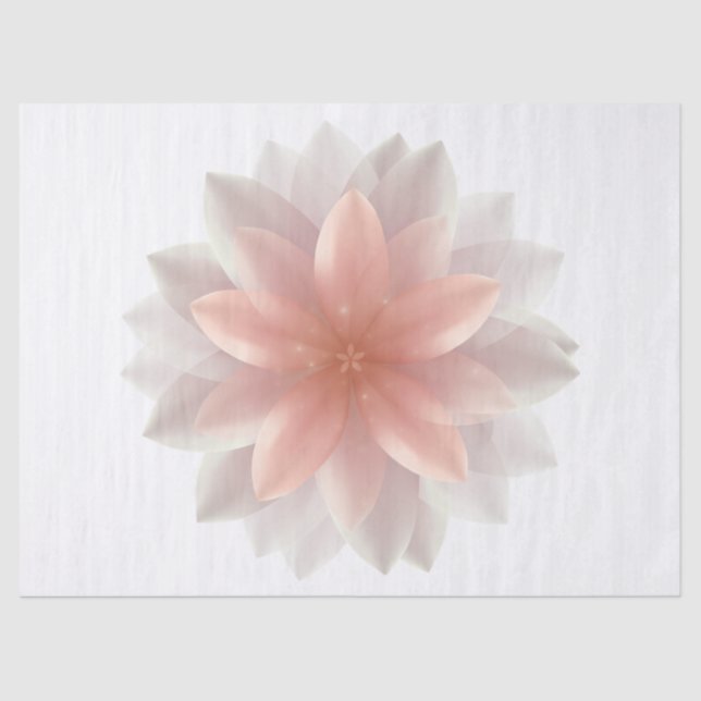 Papel De Seda Elegante floral moderna (Anverso)