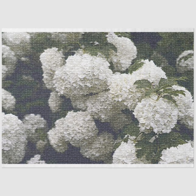 Papel De Seda Elegante floral moderna (Anverso)