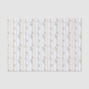 Papel De Seda Elegante Floral Vintage