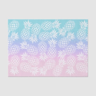 Papel De Seda Elegante gradiente giratorio Pineapple patrón colo