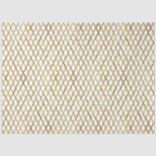 Papel De Seda Elegante Grunge de rayas diagonales en oro blanco