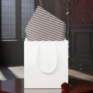 Papel De Seda Elegante Halloween blanco y cirujano oscuro a raya