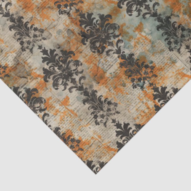 Papel De Seda Elegante Halloween Toile (Detalle)