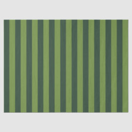 Papel De Seda Elegante Hunter Green Garden Green Stripe