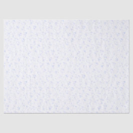 Papel De Seda Elegante IcebergAzul Filigree mínimo Ditsy Holiday