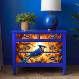 Papel De Seda Elegante Jay Majestic Azul en Deslumbrante Desnudo